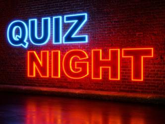 Neon Quiz Night sign